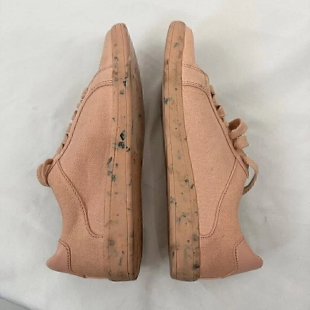 NWOT Treasure &‎ Bond Monroe Canvas Flecked Rubber Sole Sneaker Coral Size 7